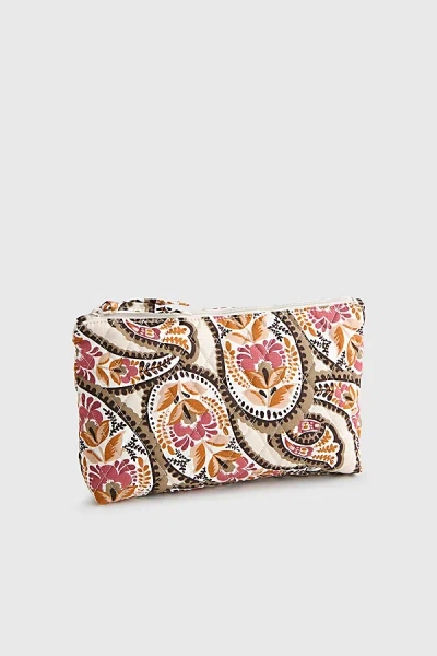 Vera Bradley Quilted Cotton Medium Pouch In Blooming Paisley, Women's At Urban Outfitters In Multi