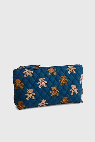 Vera Bradley Quilted Cotton Medium Pouch In Bunch Of Bears, Women's At Urban Outfitters