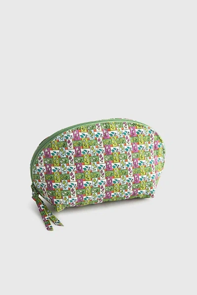 Vera Bradley Quilted Cotton Mini Dome Pouch In Ribbon Plaid, Women's At Urban Outfitters In Multi
