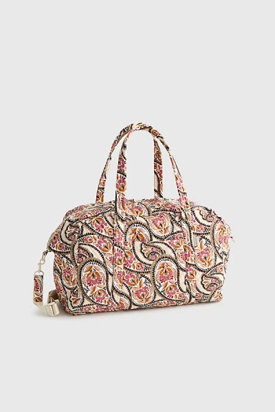 Vera Bradley Quilted Cotton Miramar Weekender Bag In Blooming Paisley, Women's At Urban Outfitters In Multi