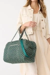 Vera Bradley Quilted Cotton Miramar Weekender Bag In Mistletoe Lattice, Women's At Urban Outfitters