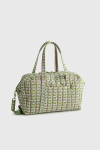 Vera Bradley Quilted Cotton Miramar Weekender Bag In Ribbon Plaid, Women's At Urban Outfitters In Multi