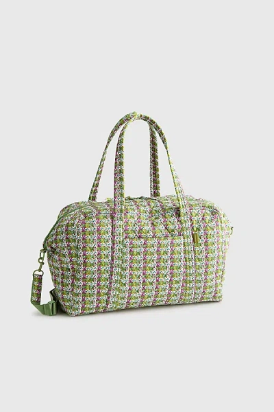 Vera Bradley Quilted Cotton Miramar Weekender Bag In Ribbon Plaid, Women's At Urban Outfitters In Multi