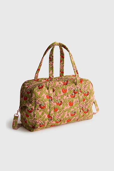 Vera Bradley Quilted Cotton Miramar Weekender Bag In Tomato Vines, Women's At Urban Outfitters