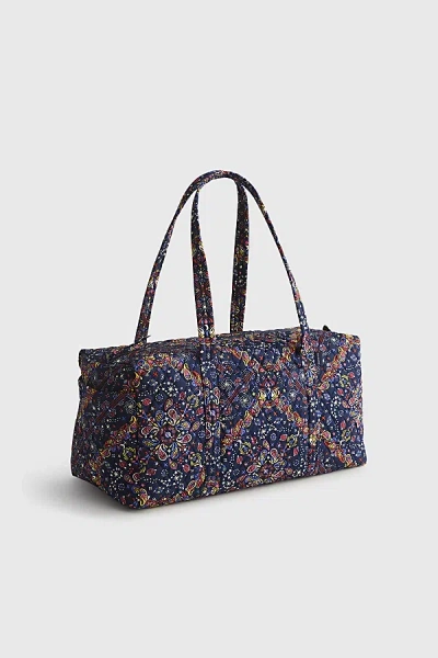 Vera Bradley Quilted Cotton Original Duffel Bag In Starry Paisley, Women's At Urban Outfitters In Multi