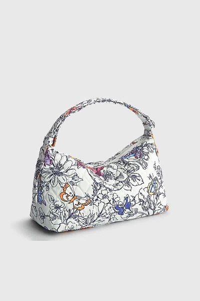 Vera Bradley Quilted Cotton Roxbury Crescent Bag In Wing/bloom, Women's At Urban Outfitters
