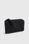 Vera Bradley Quilted Cotton Zip Card Pouch In Moonless Night, Women's At Urban Outfitters
