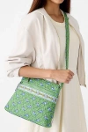 Vera Bradley Quilted Cotton Zip Hipster Bag In Green Birds, Women's At Urban Outfitters