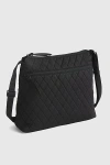 Vera Bradley Quilted Cotton Zip Hipster Bag In Moonless Night, Women's At Urban Outfitters In Black