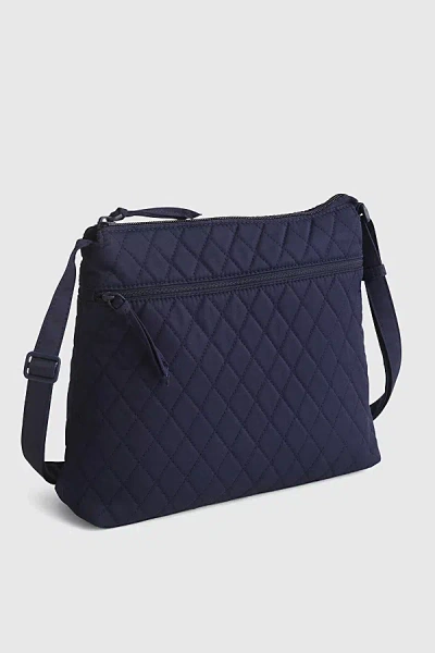 Vera Bradley Quilted Cotton Zip Hipster Bag In Peacoat, Women's At Urban Outfitters In Blue