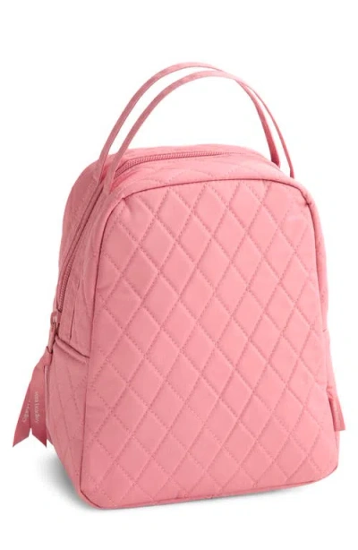 Vera Bradley Quilted Lunch Bag In Pink
