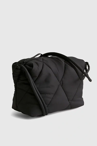 Vera Bradley Quilted Nylon Blake Crossbody Bag In Moonless Night, Women's At Urban Outfitters In Black