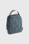 Vera Bradley Quilted Nylon Lunch Bag In Dark Slate, Women's At Urban Outfitters In Gray