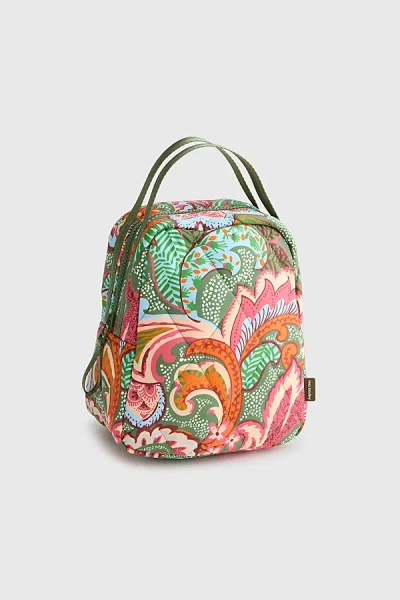 Vera Bradley Quilted Nylon Lunch Bag In Leaf Me Not Paisley, Women's At Urban Outfitters In Green
