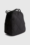 Vera Bradley Quilted Nylon Lunch Bag In Moonless Night, Women's At Urban Outfitters In Black