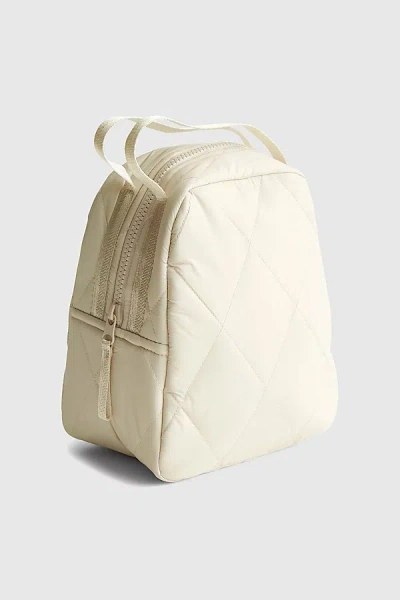 Vera Bradley Quilted Nylon Lunch Bag In Pumice Stone, Women's At Urban Outfitters In Gray
