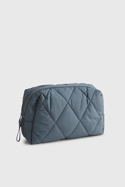 Vera Bradley Quilted Nylon Makeup Bag In Dark Slate At Urban Outfitters In Gray
