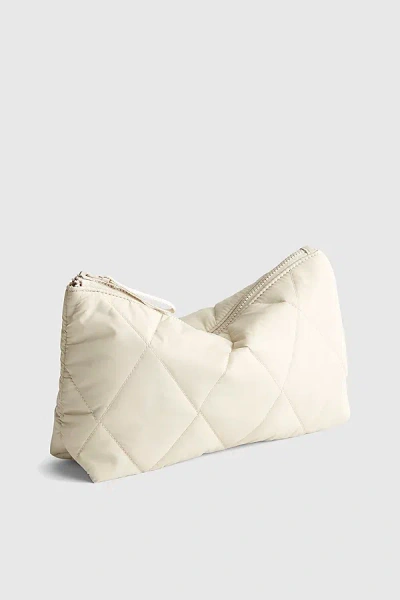 Vera Bradley Quilted Nylon Medium Pouch In Pumice Stone, Women's At Urban Outfitters In Gray