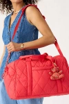 Vera Bradley Quilted Nylon Miramar Weekender Bag In Cayenne, Women's At Urban Outfitters