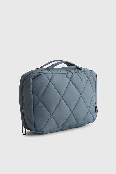 Vera Bradley Quilted Nylon Travel Organizer In Dark Slate, Women's At Urban Outfitters In Gray