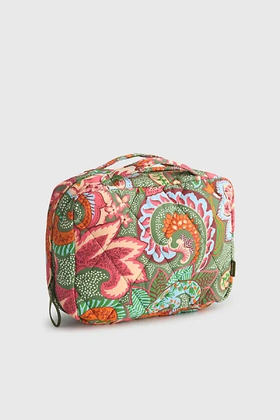 Vera Bradley Quilted Nylon Travel Organizer In Leaf Me Not Paisley, Women's At Urban Outfitters In Green