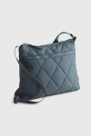Vera Bradley Quilted Nylon Zip Hipster Bag In Dark Slate, Women's At Urban Outfitters In Gray