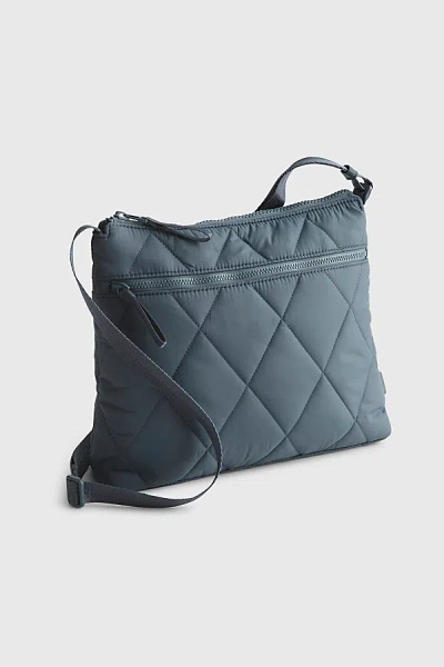 Vera Bradley Quilted Nylon Zip Hipster Bag In Dark Slate, Women's At Urban Outfitters In Gray