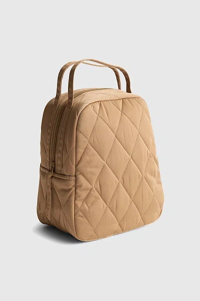 Vera Bradley Quilted Twill Lunch Bag In Tiger's Eye, Women's At Urban Outfitters In Brown