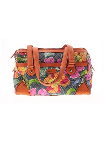 Pre-owned Vera Bradley Satchel In Orange