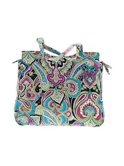 Pre-owned Vera Bradley Shoulder Bag In Teal