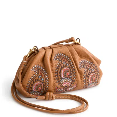 Vera Bradley Small Taber Crossbody In Brown