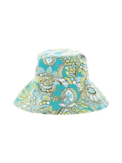 Pre-owned Vera Bradley Sun Hat In Green