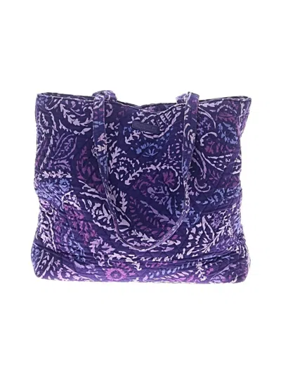 Pre-owned Vera Bradley Tote Bag In Purple