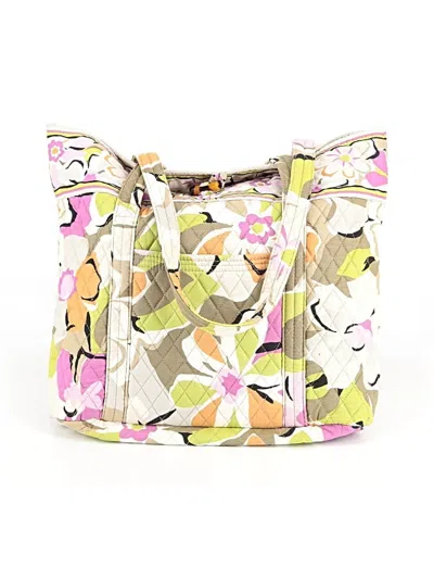 Pre-owned Vera Bradley Tote Bag In White