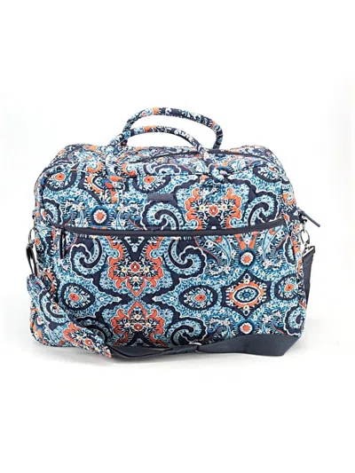 Pre-owned Vera Bradley Weekender In Blue