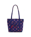 Vera Bradley Women's  New York Giants Small Tote Bag In Navy