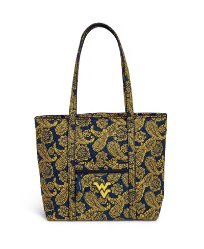 Vera Bradley Women's  West Virginia Mountaineers Iconic Bandana Tote Bag In Navy