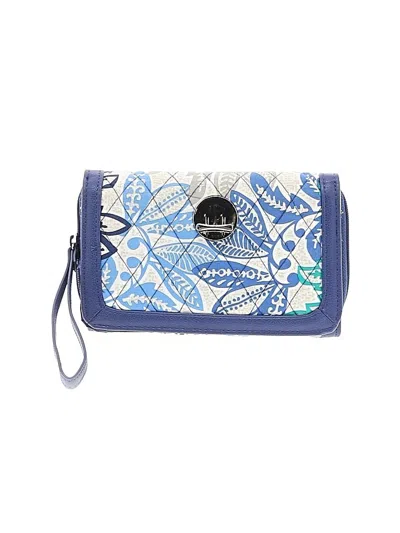 Pre-owned Vera Bradley Wristlet In Blue