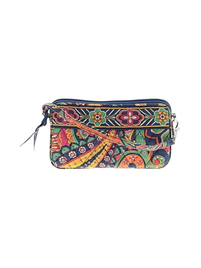 Pre-owned Vera Bradley Wristlet In Blue