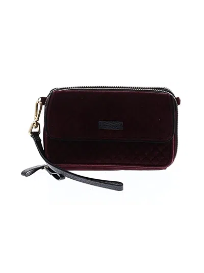 Pre-owned Vera Bradley Wristlet In Burgundy