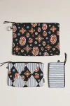 Vera Bradley X Anthropologie 3-pouch Organizer Set In Black
