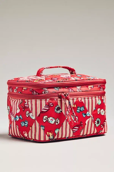 Vera Bradley X Anthropologie Brush-up Cosmetic Case In Red