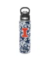 Vera Bradley X Tervis Tumbler Illinois Fighting Illini 24 oz Wide Mouth Bottle With Deluxe Lid In Navy