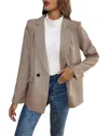 Vera Dolini Blazer In Brown