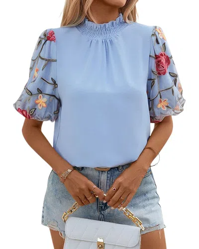 Vera Dolini Blouse In Blue