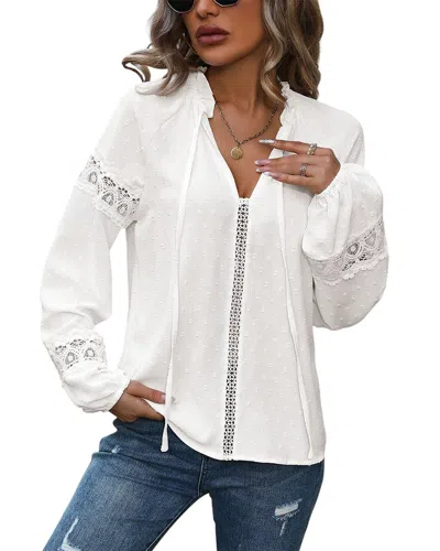 Vera Dolini Blouse In White
