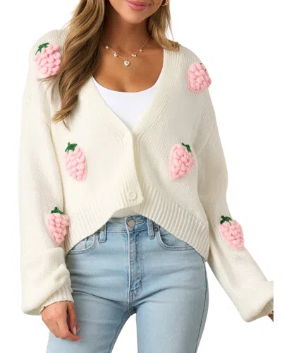 Vera Dolini Cardigan In Neutral