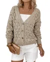 Vera Dolini Cardigan In Gray