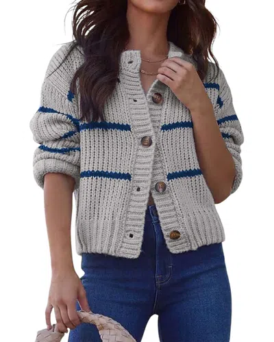 Vera Dolini Cardigan In Gray
