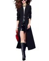 Vera Dolini Coat In Black